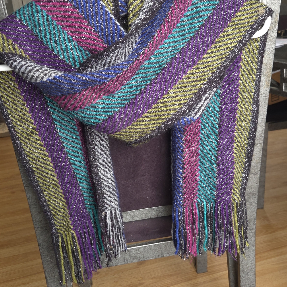 Vanity Multicolor Striped Scarf